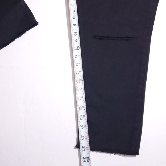 Madewell Petite 10" High-Rise Roadtripper Black Jeggings 37P - Picture 6 of 14